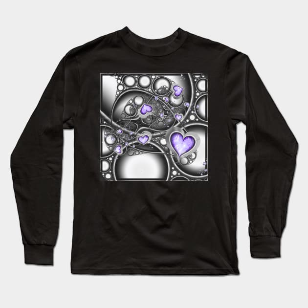 Heart Of The Machine Long Sleeve T-Shirt by KirstenStar 